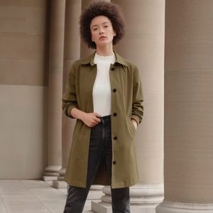 Everlane Green Mac Coat Size XS